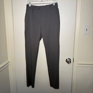 Bylt Men's Gray Dress Pants - Classic Straight Fit Size 30
